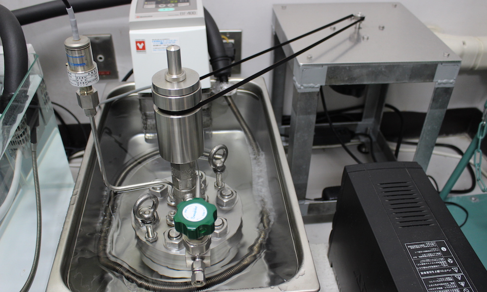 実験装置の写真